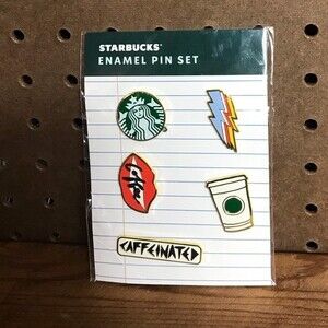 Starbucks Enamel Pin Set NEW